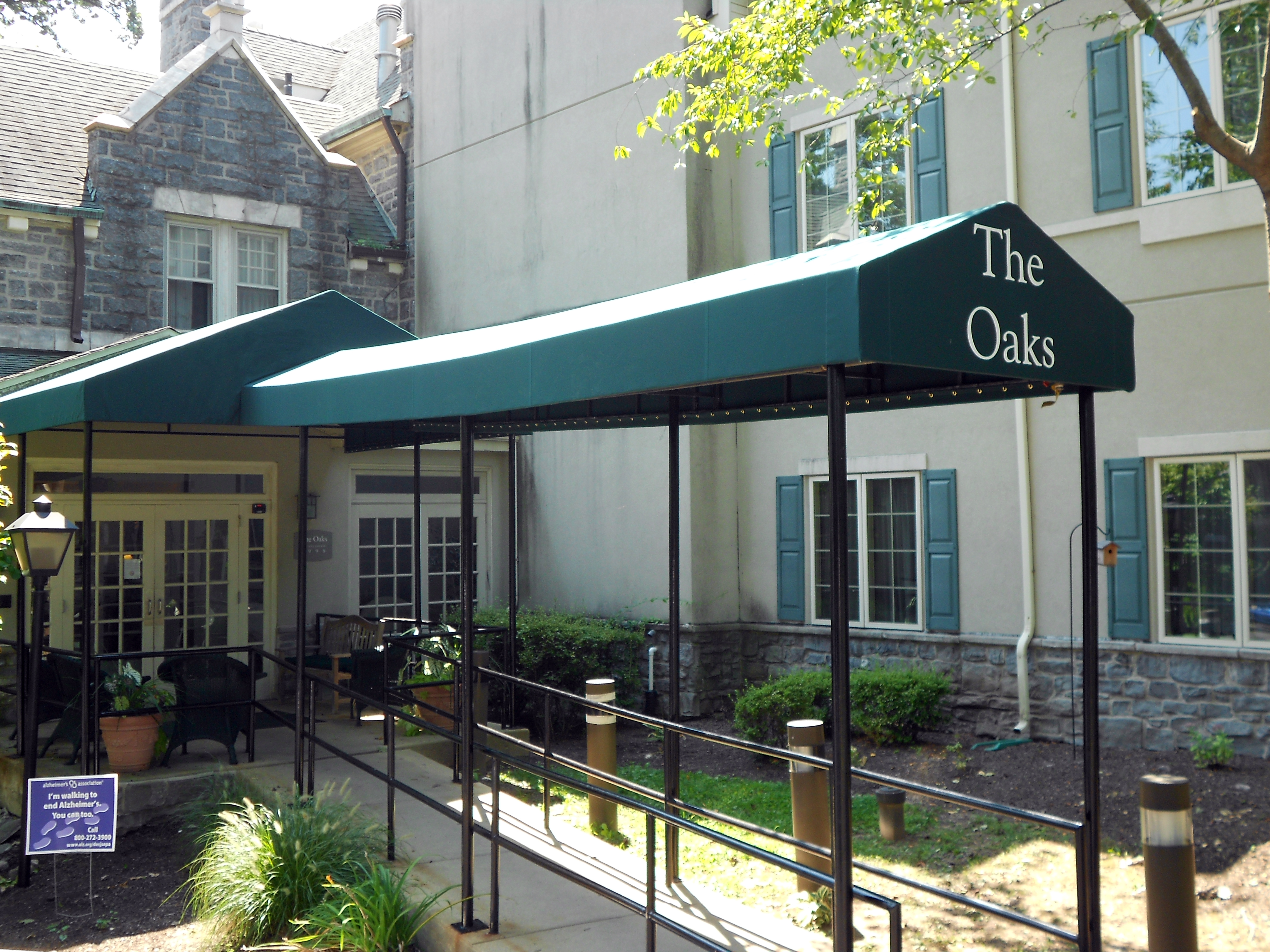 a frame entryway awning