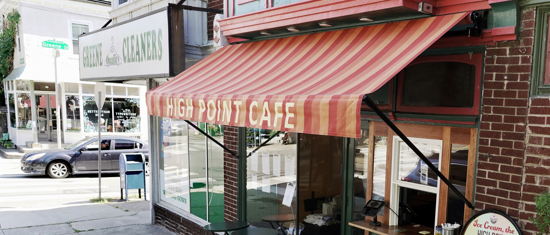 bistro awning at the high point cafe in philly